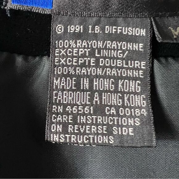 Vintage Black Velvet Gold Stud Lined Formal Bolero Jacket Medium 1991 Holiday - Picture 7 of 10